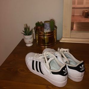Adidas Superstars Black and White